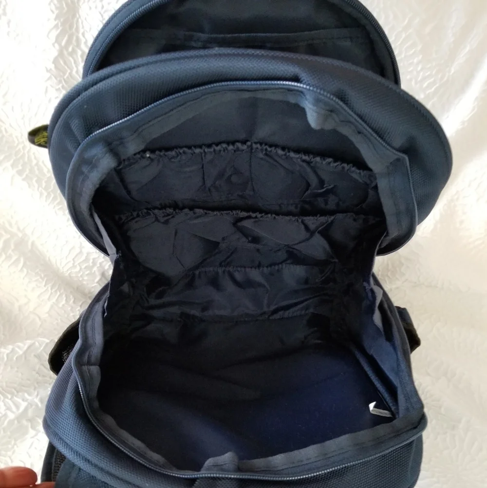 A&K Unisex Navy Blue Padded Backpack